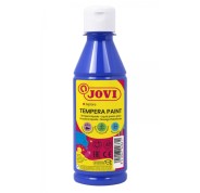 Jovi Tempera Paint Tempera Liquida 250ml - Base Agua - Lista para Usar - Alto Poder Cubriente - Secado Rapido - Excelente Fluidez - Adherencia en Multiples Superficies - Color Azul Oscuro