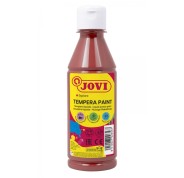 Jovi Tempera Paint Tempera Liquida 250ml - Base Agua - Lista para Usar - Alto Poder Cubriente - Secado Rapido - Excelente Fluidez - Adherencia en Multiples Superficies - Color Marron
