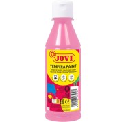Jovi Tempera Paint Tempera Liquida 250ml - Base Agua - Lista para Usar - Alto Poder Cubriente - Secado Rapido - Excelente Fluidez - Adherencia en Multiples Superficies - Color Rosa