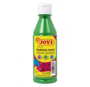 Jovi Tempera Paint Tempera Liquida 250ml - Base Agua - Lista para Usar - Alto Poder Cubriente - Secado Rapido - Excelente Fluidez - Adherencia en Multiples Superficies - Color Verde