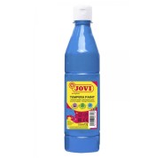 Jovi Tempera Paint Tempera Liquida 500ml - Base Agua - Lista para Usar - Alto Poder Cubriente - Secado Rapido - Excelente Fluidez - Adherencia en Multiples Superficies - Color Azul Cyan
