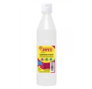 Jovi Tempera Paint Tempera Liquida 500ml - Base Agua - Lista para Usar - Alto Poder Cubriente - Secado Rapido - Excelente Fluidez - Adherencia en Multiples Superficies - Color Blanco
