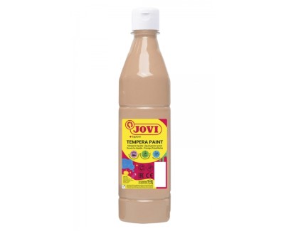 Jovi Tempera Paint Tempera Liquida 500ml - Base Agua - Lista para Usar - Alto Poder Cubriente - Secado Rapido - Excelente Fluidez - Adherencia en Multiples Superficies - Color Ocre