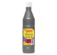 Jovi Tempera Paint Tempera Liquida 500ml - Base Agua - Lista para Usar - Alto Poder Cubriente - Secado Rapido - Excelente Fluidez - Adherencia en Multiples Superficies - Color Plata