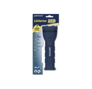 Jupiter Linterna de Luz Blanca 7 LED 100lm - Cuerpo de Goma - Resistencia IP44 - Funciona con 2 Pilas D R20 (No Incluidas) - Color Azul