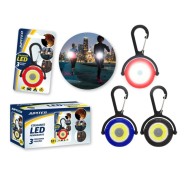 Jupiter Luz LED Colgante 120 Lumens - 3 Posiciones: Fija, Baja Intensidad e Intermitente - Colores Surtidos