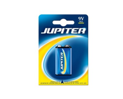Jupiter Pack de 1 Pila Salina 6F22 - Pila Salina para Aparatos de Bajo Consumo