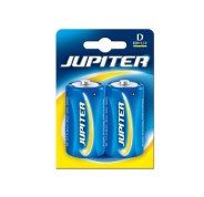 Jupiter Pack de 2 Pilas Salinas D R20 - Pilas Salinas para Aparatos de Bajo Consumo