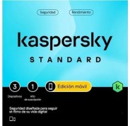 Kaspersky Standard Mobile Antivirus - 3 Dispositivos - Servicio 1 Año