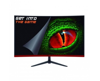 KeepOut Monitor Gaming LED 23.8\" Curvo R1800 FullHD 1080p 165Hz - 16:9 - Angulo de Vision 178º - Altavoces 6W - Respuesta 1ms - HDMI, DisplayPort - VESA 75x75mm