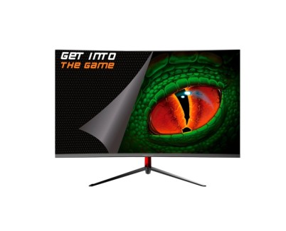 KeepOut Monitor Gaming LED 27\" Curvo R1800 FullHD 1080p 200Hz - Respuesta 1ms - Angulo de Vision 178º - 16:9 - Altavoces 6W - HDMI 2.0, DisplayPort 1.2, USB - VESA 100x100mm