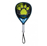 Kelme Jaguar Pala de Padel - Forma Lagrima - Marco y Cara 100% Carbono - Nucleo Black Eva Soft Ultra