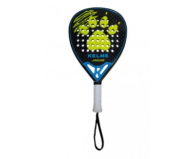 Kelme Jaguar Pala de Padel - Forma Lagrima - Marco y Cara 100% Carbono - Nucleo Black Eva Soft Ultra