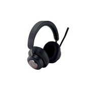 Kensington H3000 Auriculares Circumaurales Bluetooth 5.2 con Microfono Plegable - Cancelacion PNC y ENC - Autonomia hasta 60h - Incluye Adaptador de USB-C a USB-A, Cable USB-C y Estuche Rigido - Color Negro