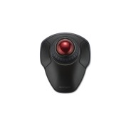 Kensington Orbit Raton Trackball Inalambrico Bluetooth 3.0 Le o USB 2,4 GHz 1600dpi - Anillo de Desplazamiento - Uso Ambidiestro - Color Negro/Rojo