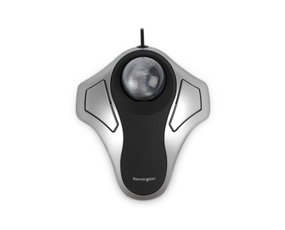 Kensington Orbit Trackball Optico USB - Bola de 40mm - 4 Botones Personalizables - Uso Ambidiestro - Precision y Control Superiores - Color Plata/Negro