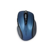Kensington Pro Fit Raton Inalambrico 2,4GHz 1600dpi - Sensor Optico 1750ppp - 5 Botones - Uso Diestro - Tamaño Mediano Ergonomico - Color Azul/Negro
