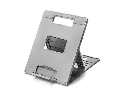 Kensington Smartfit Easy Riser Soporte para Portatil y Tablet - Estructura que Facilita la Ventilacion - 4 Ajustes de Altura - Base Antideslizante - Color Gris