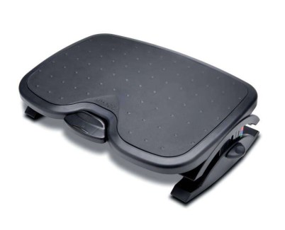 Kensington Solemate Plus Reposapies - Inclinacion hasta 20 Grados - Panel de Pies Texturizado - Color Negro