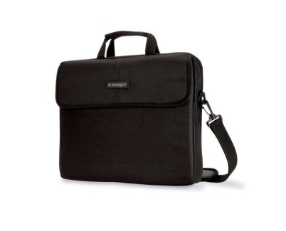 Kensington SP10 Classic Bolsa de Transporte para Portatil hasta 15.6\" - Neopreno Alta Densidad - Asa de Transporte Reforzada - Bandolera Ajustable con Zona Acolchada - Color Negro