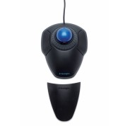 Kensington Trackball Orbit con Anillo de Desplazamiento - Bola de 40mm - Personalizacion de Botones - Precision Optica - Reposamuñecas Extraible - Negro