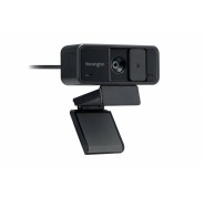 Kensington W1050 Webcam de Angulo Amplio y Enfoque Fijo 1080P - Video Nitido y Sensor de Gran Tamaño - Ajuste Manual y Campo de Vision Diagonal de 95° - Negro