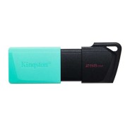 Kingston DataTraveler Exodia M Memoria USB 256GB - USB 3.2 Gen 1 - Capuchon Movil - Enganche para Llavero - Color Negro/Turquesa (Pendrive)