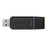 Kingston DataTraveler Exodia Memoria USB 128GB - USB 3.2 Gen 1 - Con Tapa - Enganche para Llavero - Color Negro (Pendrive)