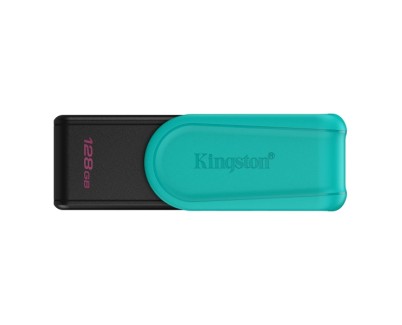 Kingston DataTraveler Exodia Memoria USB 128GB - USB 3.2 Gen 1 - Tapa Giratoria - Color Turquesa