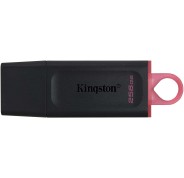 Kingston DataTraveler Exodia Memoria USB 256GB - USB 3.2 Gen 1 - Con Tapa - Enganche para Llavero - Color Negro (Pendrive)