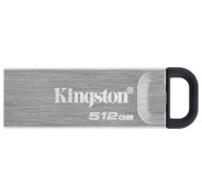 Kingston DataTraveler Kyson Memoria USB 512GB - 3.2 Gen 1 - 200 MB/s en Lectura - Diseño Metalico - Color Plata (Pendrive)