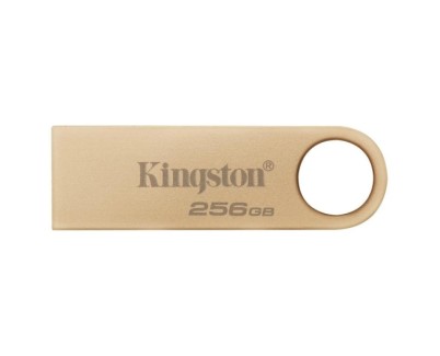 Kingston DataTraveler SE9 G3 Memoria USB-A 3.2 Gen 1 256GB - 220 MB/s en Lectura - Dise&ntilde;o Metalico - Color Oro (Pendrive)