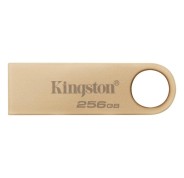 Kingston DataTraveler SE9 G3 Memoria USB-A 3.2 Gen 1 256GB - 220 MB/s en Lectura - Diseño Metalico - Color Oro (Pendrive)