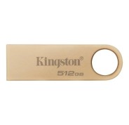 Kingston DataTraveler SE9 G3 Memoria USB-A 3.2 Gen 1 512GB - 220 MB/s en Lectura - Diseño Metalico - Color Oro (Pendrive)