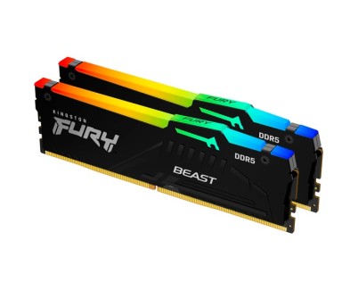 Kingston Fury Beast RGB Expo Memoria RAM DDR5 6000MT/s 32GB (2x16GB) CL30 DIMM