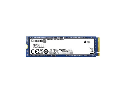 Kingston NV3 Disco Duro Solido SSD M2 2280 4TB PCIe 4.0 NVMe 3D NAND