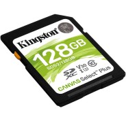 Kingston Tarjeta SDXC 128GB UHS-I Clase 10 100MB/s Canvas Select Plus