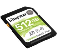 Kingston Tarjeta SDXC 512GB UHS-I Clase 10 100MB/s Canvas Select Plus