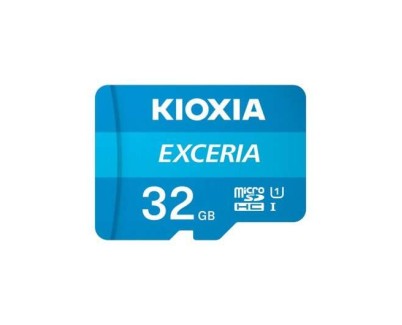 Kioxia Exceria Tarjeta Micro SDHC 32GB UHS-I Clase 10 con Adaptador