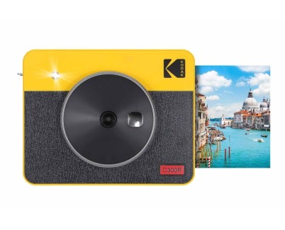 Kodak Mini Shot 3 Camara Digital Instantanea Bluetooth 10mp - Pantalla LCD 1.7\" - Flash Integrado - Espejo para Selfies - Color Amarillo