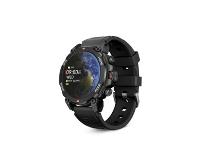 Ksix Explorer Smartwatch - Pantalla AMOLED 1,43 AMOLED - Autonomia Hasta 9 Dias - GPS - Modos Deporte y Salud, Llamadas, Asistentes de voz - 5ATM - Color Negro