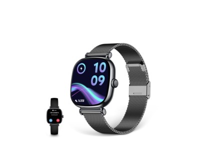 Ksix Iria Reloj Smartwatch Pantalla 1.7\" AMOLED - Autonomia hasta 4 dias - Resistencia al Agua IP68 - Color Negro