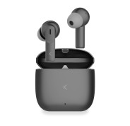 Ksix Meteor Auriculares Inalambricos - Estuche Metalico - ENC - Color Negro