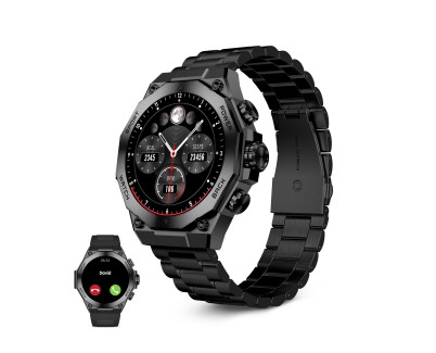 Ksix Smartwatch Titanium - Ritmo Cardiaco - Control de Sueño - Color Negro