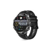 Ksix Venture Smartwatch - Pantalla AMOLED 1,85? TFT - Autonomia Hasta 10 Dias - Modos Deporte y Salud, Llamadas, Asistentes de voz - IP68 - Color Negro