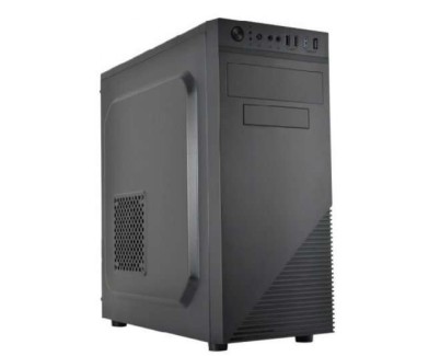 L-Link Atria Caja Micro ATX - Fuente de Alimentacion 500W - Capacidad para 3 Discos Duros - 1x USB 3.0, 2x USB 2.0, 1x HD audio/mic - Color Negro