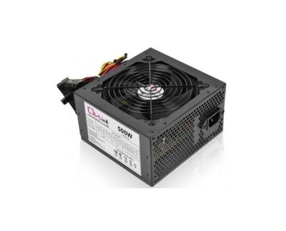 L-Link Fuente Alimentacion 500W - Silenciosa - Cable de Alimentacion Incluido - Ventilador 12x12