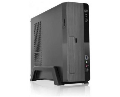 L-Link Magna Caja Micro y Mini ATX Slim - Fuente Alimentacion 500W - 1x HDD3,5 + 1x SDD2,5 + 1x HDD5.25 - 1x USB 2.0, 1x USB 3.0, Audio y Micro - Color Negro