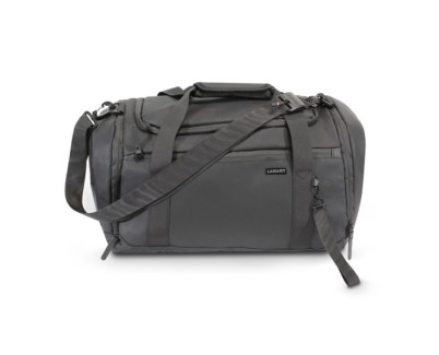 Lagart Bolsa de Viaje Deportiva 45L - Varios Compartimentos - Asas de Mano - Bandolera Ajustable - Medidas 47x27x24cm - Color Negro