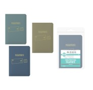 Lagart Funda Protectora para Pasaporte - Interior con Bolsillo Lateral - Colores Surtidos